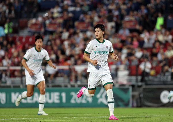 지난 광주전 경기 모습