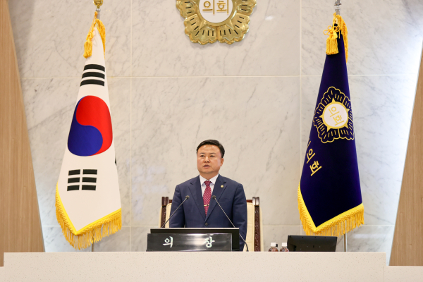 당진시의회, 제113회 임시회 개회식 모습