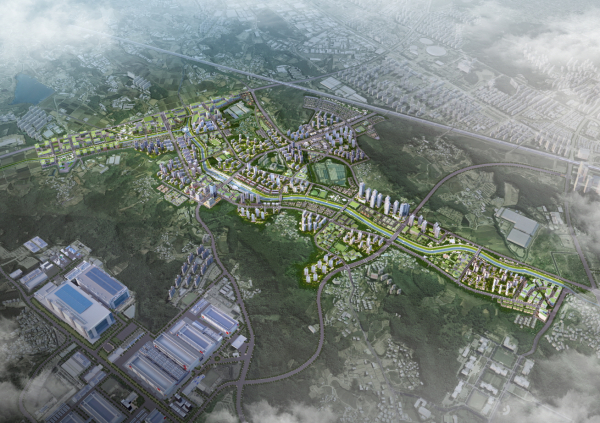 탕정2 도시개발 조감도