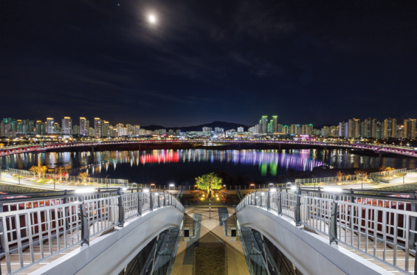 세종 이응다리 야경