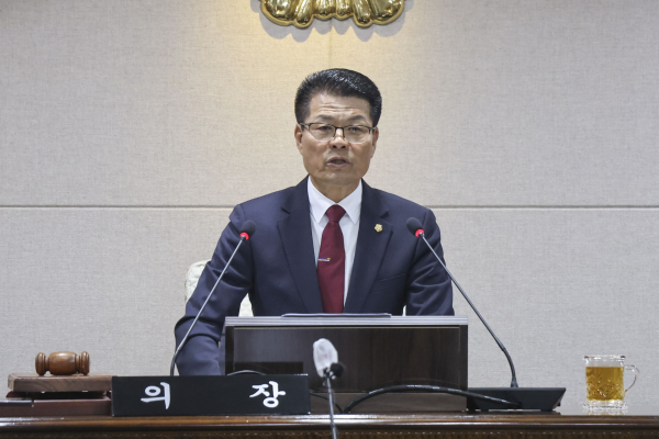 홍성군의회, 제307회 임시회 폐회식 모습