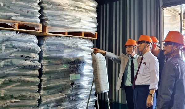 회덕비축기지 현장 방문 모습