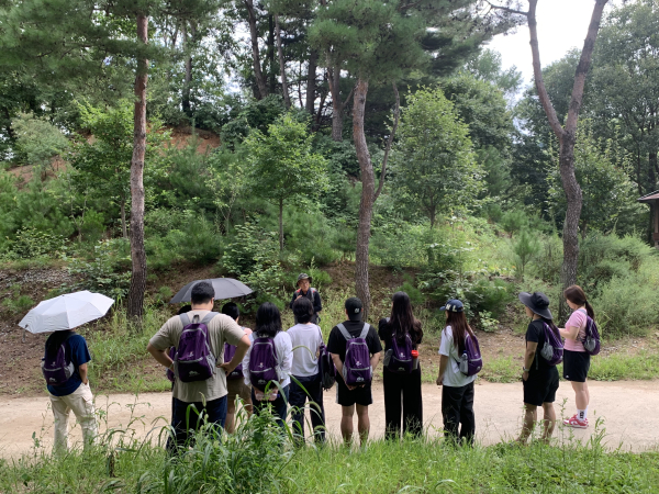 지난달 29일부터30일까지 서울광역청년센터와 함께 1박 2일산림치유 캠프 운영