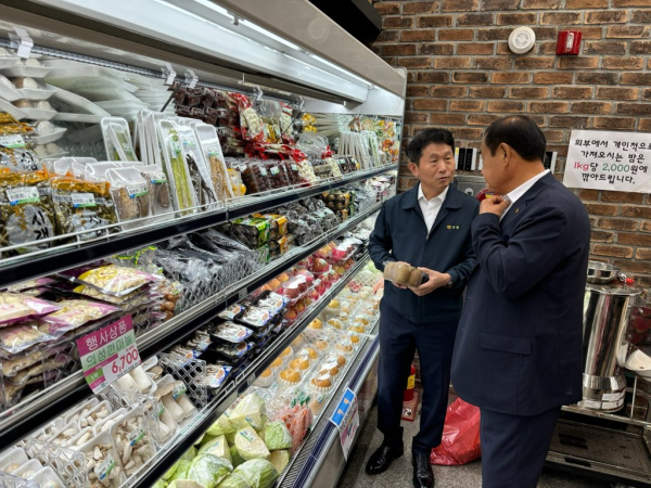 추석 명절 앞두고 식품안전 현장점검 진행 모습