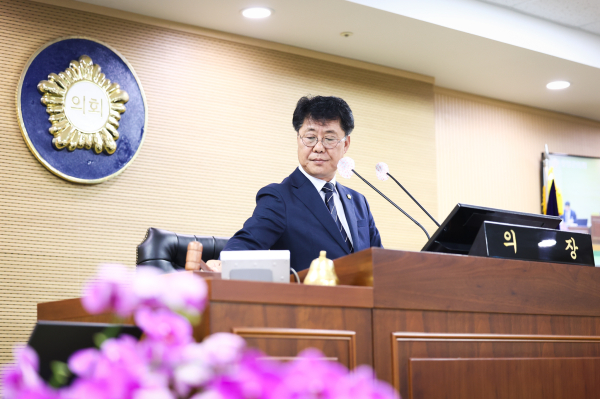 청양군의회, 제304회 임시회 폐회식 모습