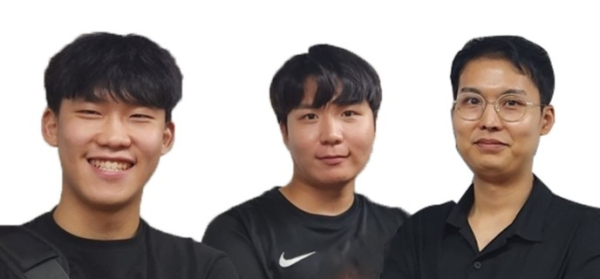 ‘제2회 전국 장애공감 포스터 공모전’ 우수상 수상(왼쪽부터)국립한밭대학교 생활디자인학과 원종선, 김준수, 이용현 학생