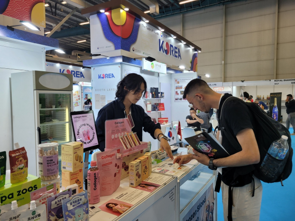 이스탄불 식품박람회 한국관 현장 상담
