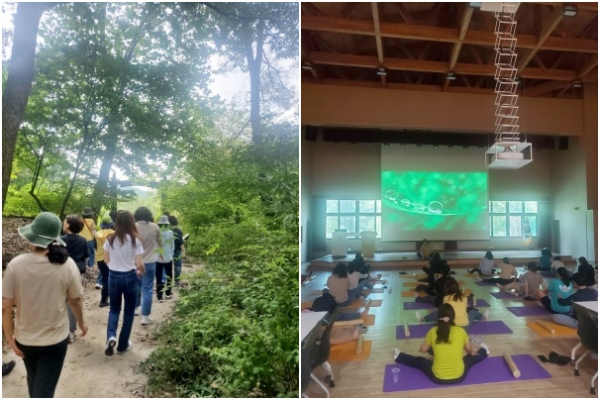 교육공무직원 ‘함께할래 힐링연수’ 진행 모습