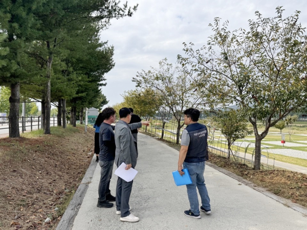 추석 연휴 대비 사업장 현장 점검 진행 모습