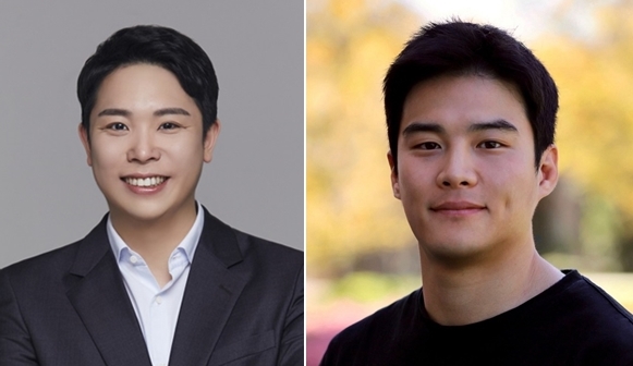 왼쪽부터 KAIST 생명화학공학과 박지민 교수, 신소재공학과 김인호 박사