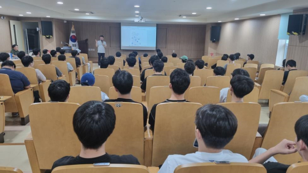 동원시스템즈(주) 채용설명회 개최 모습