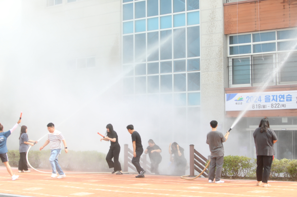 을지연습 실제훈련 사진