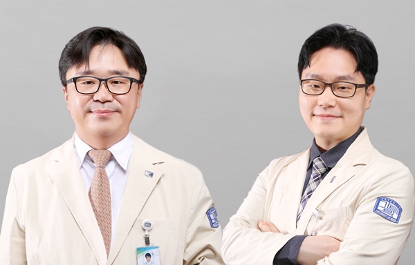 (왼쪽부터) 대전성모병원 박원석, 백규현 교수