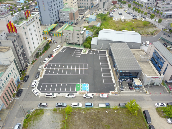 고암리 주차장 전경