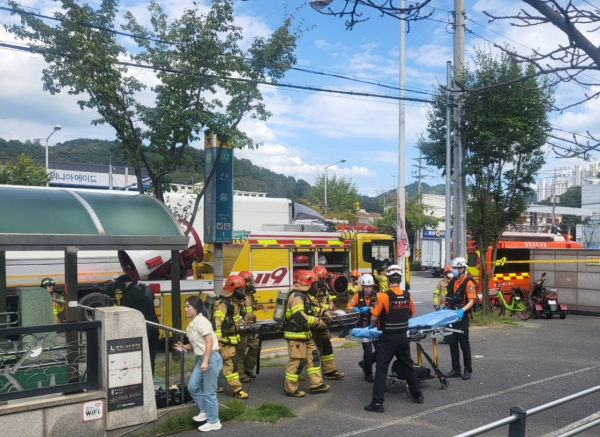 26일, 대전도시철도 1호선 신흥역에서 지진에 의한 열차 탈선 및 화재 상황을 가정한 재난대응 안전한국훈련 시범훈련을 실시했다.