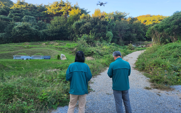 산림 내 불법행위 특별단속 모습