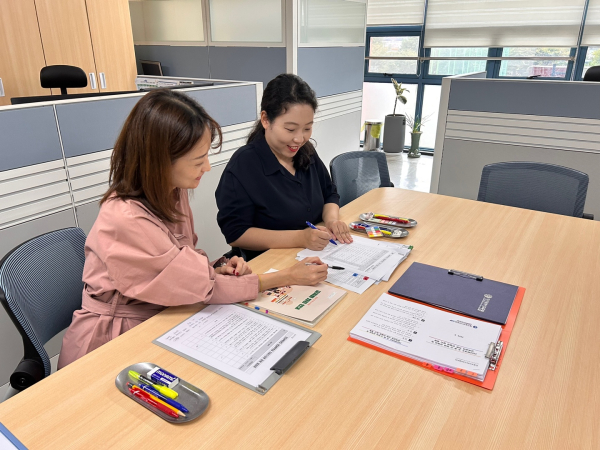 교육비·교육급여 지원 업무에 대한 맞춤형 컨설팅 진행 모습