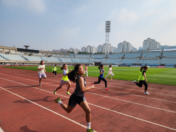 2024 천안교육장배 육상꿈나무 선발대회 진행 모습