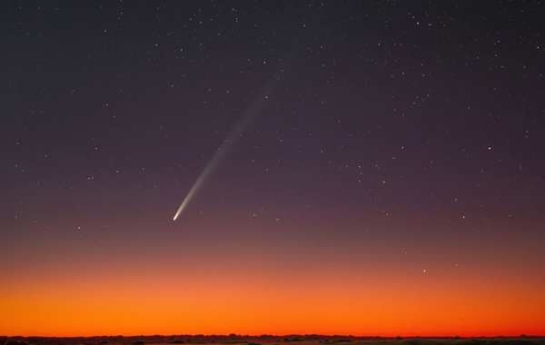 2024년 10월 4일 하와이 제미니천문대에서 촬영한 쯔진산-아틀라스 혜성 모습