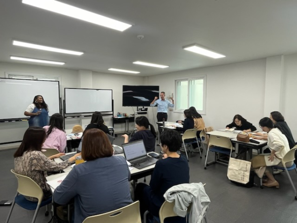 초·중등 영어교사 국내위탁연수 진행 모습