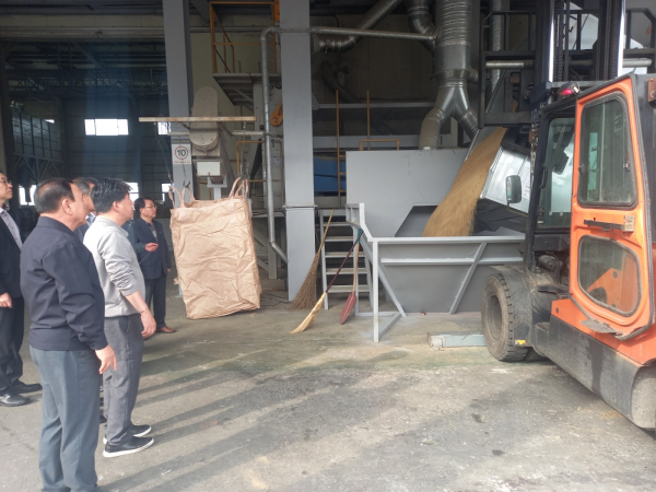 충남세종농협, 쌀 수매대책 현장 모습