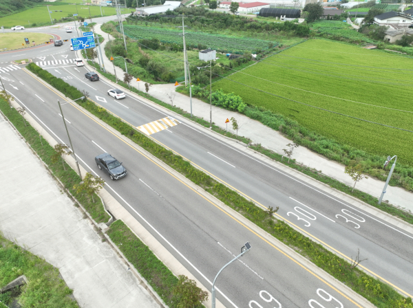 내포제2진입로 모습