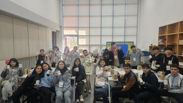 5일, 우즈베키스탄 청소년을 대상으로 새뜸중학교에서 ‘세종 한‧음‧정 체험활동’ 진행