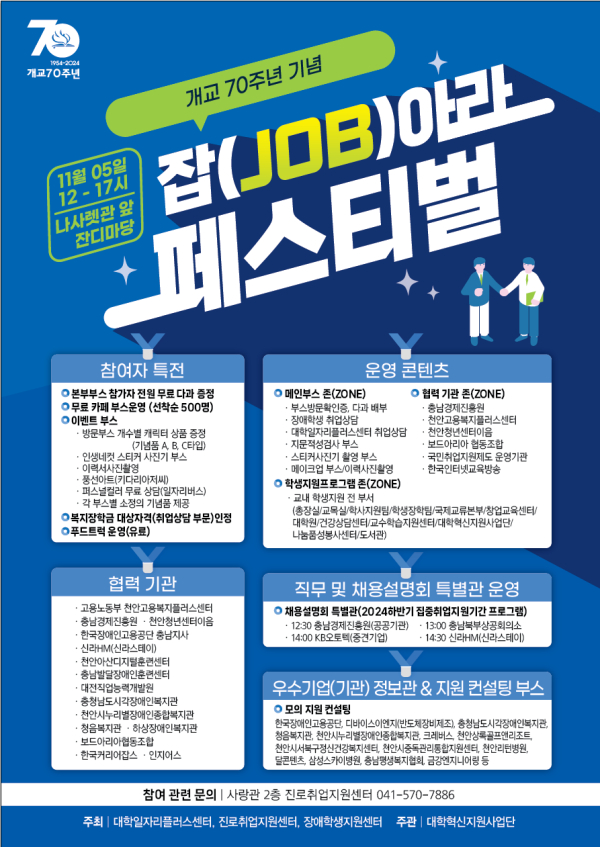 2024 JOB아라페스티벌 포스터