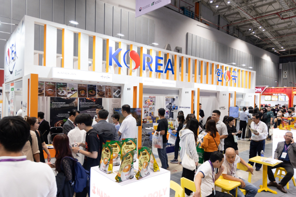 베트남 프랜차이즈 박람회 ‘한국관’ 열띤 상담 모습