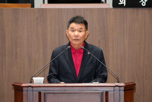 정광섭 충남도의원 제356회 정례회 제1차 본회의 5분발언