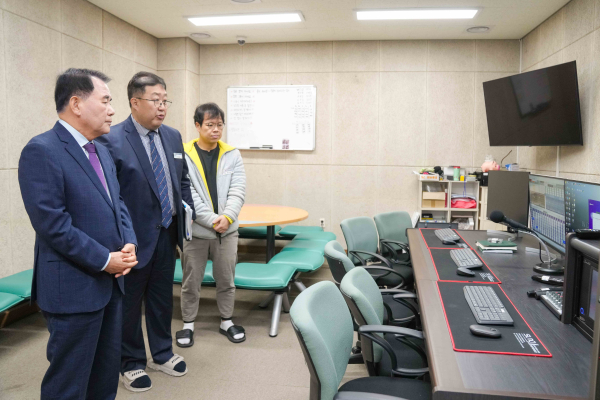 2025학년도 수능시험 준비 점검에 나선 김지철 교육감