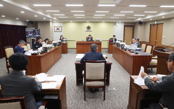 충남도의회 행정문화위원회 행정감사