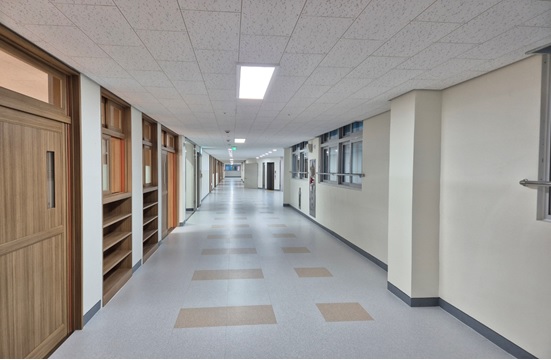 은어송중 교실 증축공사 완료 모습