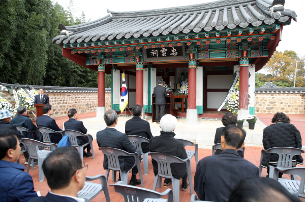 제20회 우운 문양목 선생 추모식 개최