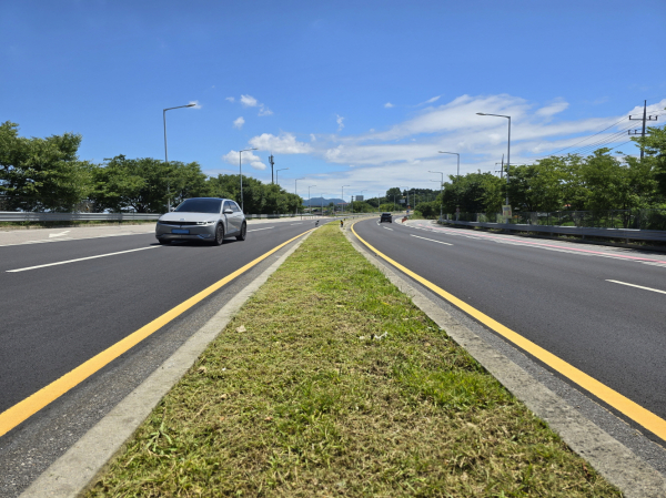 내포제1진입로도 전경