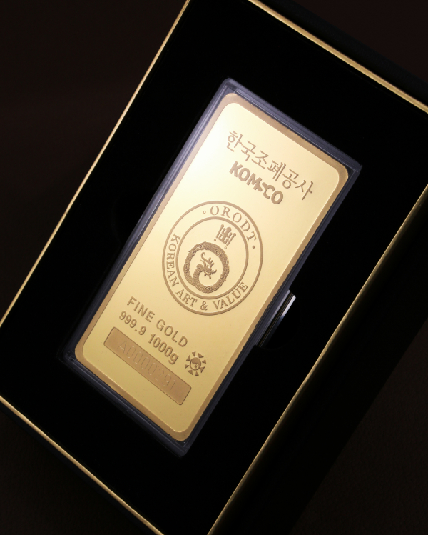 오롯골드바 1000G 제품 패키지 포장 이미지