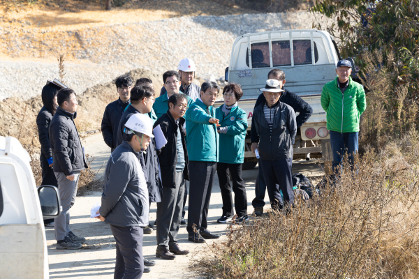 2024년 하반기 이동군수실 현장 방문 모습