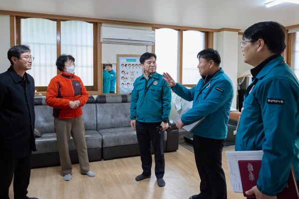조일교 아산시장 권한대행, 대설.한파 대비 현장방문