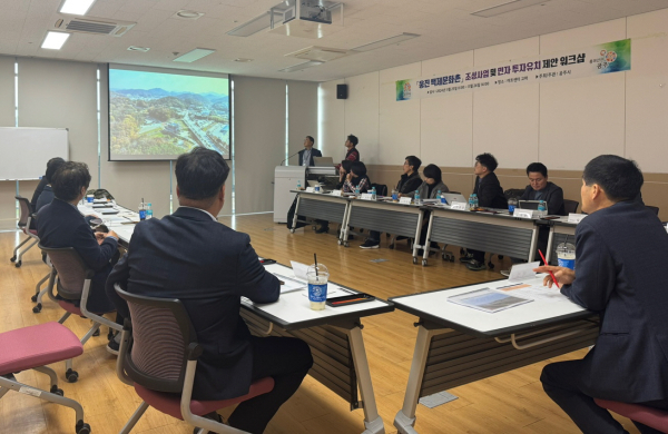 백제문화촌 조성 워크숍 개최 모습