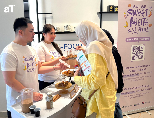현지 쇼핑몰 카페 ‘K-스위트 팔레트’ 팝업 홍보