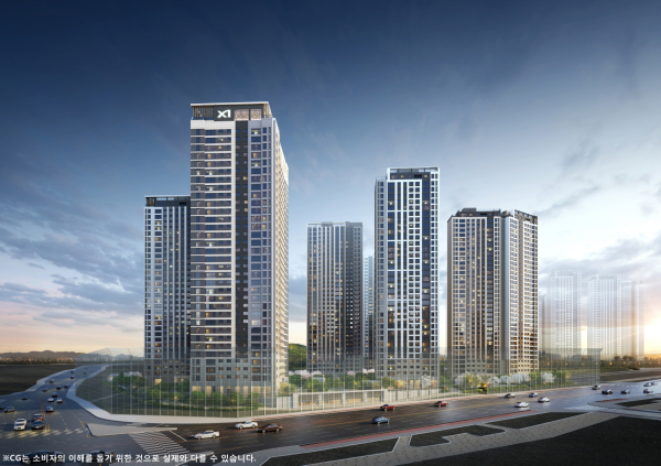 아산탕정자이 퍼스트시티 조감도