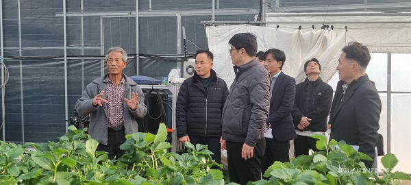 ​권재한 농촌진흥청장, 아산시 석정농원 방문 모습​