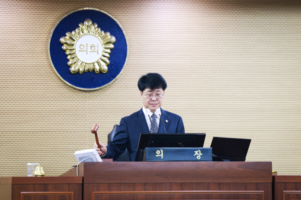 청양군의회, 제306회 제2차 정례회 폐회식 모습