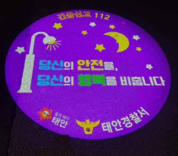 안심귀가 환경조성 사업 (로고젝터)