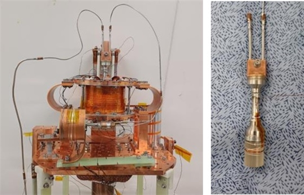 통합형 구조의 단열 탈자 냉동기