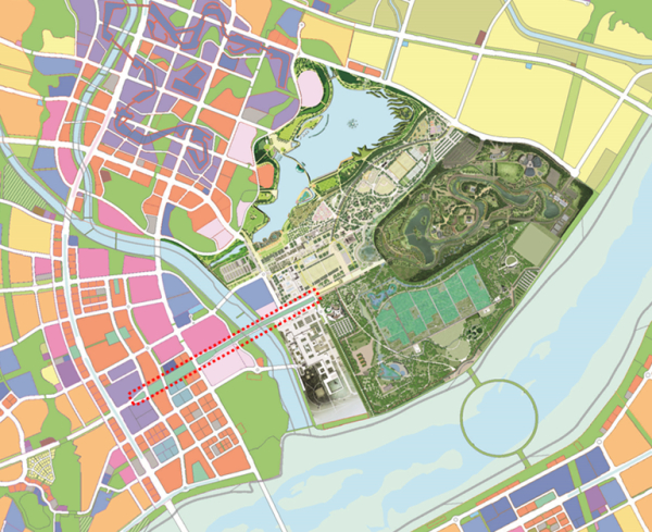 도시상장광장 위치도