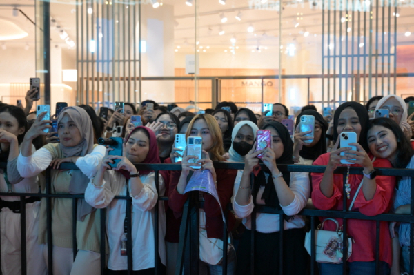 논산농식품 해외박람회 개막식에 몰린 인도네시아 인파들