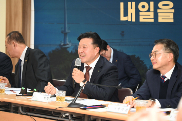 최재구 예산군수, 2025년 연두방문 모습