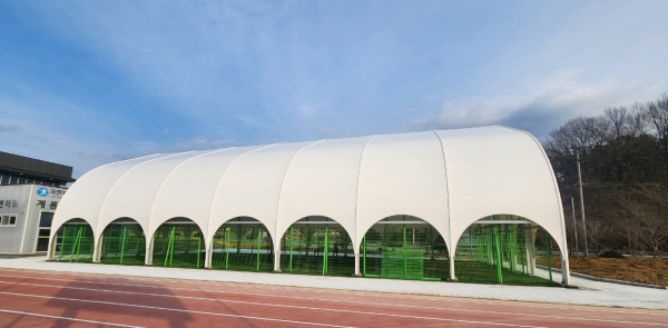 전천후 족구장 전경