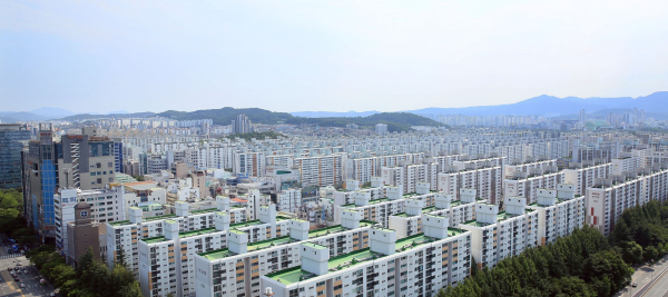 서구 관내 아파트 전경<br>